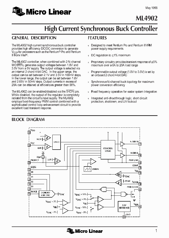 ML4902_445228.PDF Datasheet