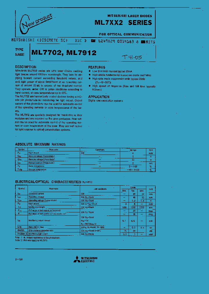 ML7912_443339.PDF Datasheet