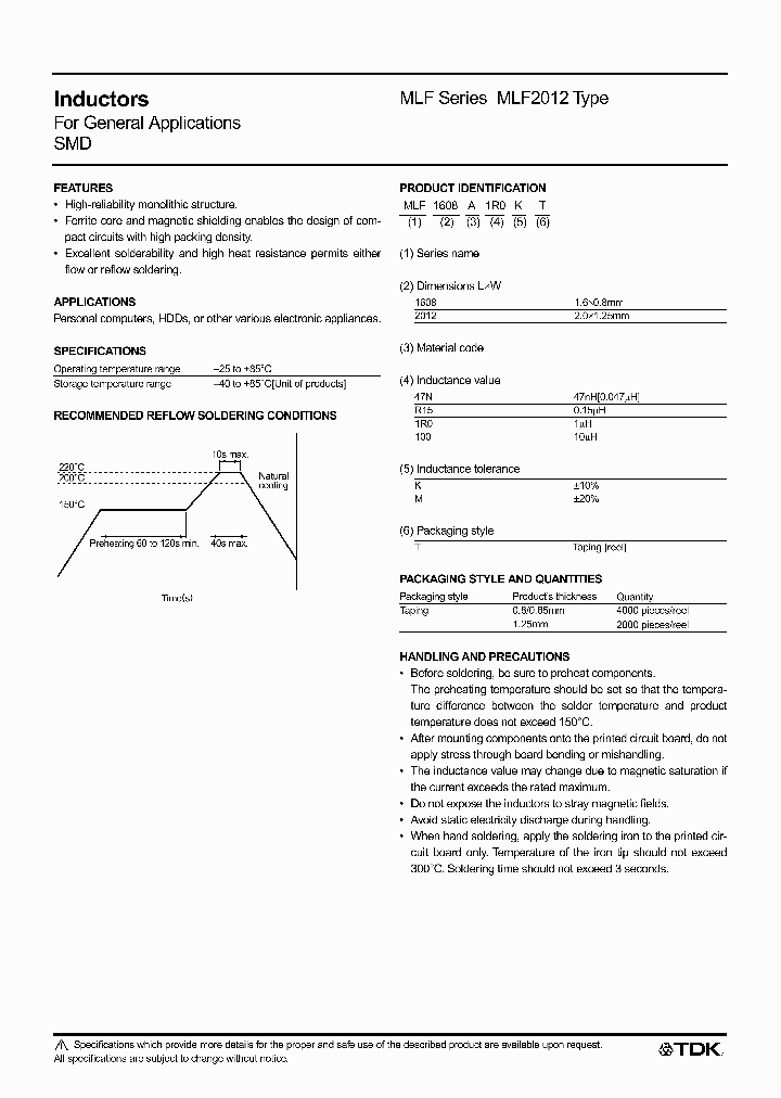 MLF2012_170510.PDF Datasheet