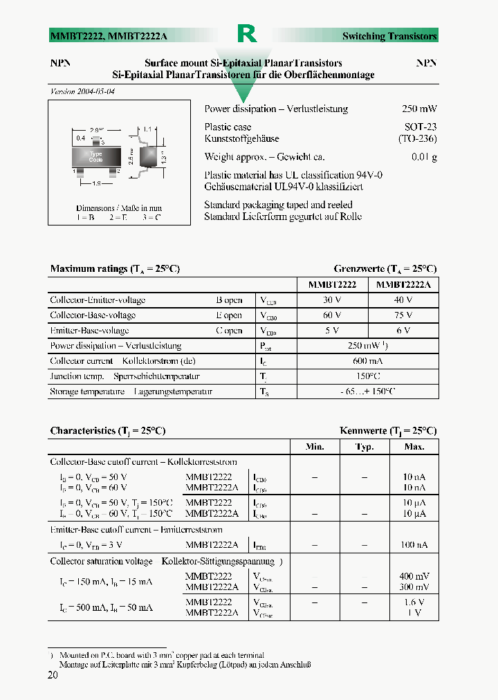 MMBT2222A_473798.PDF Datasheet