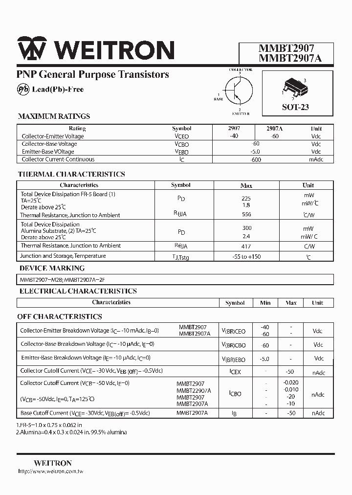MMBT2907A_473120.PDF Datasheet