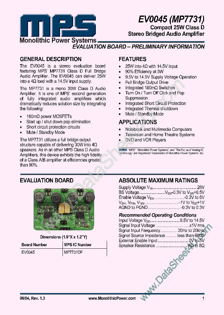 MP7731_444613.PDF Datasheet
