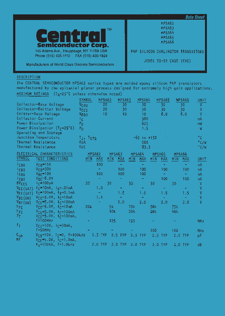 MPSA63_469806.PDF Datasheet