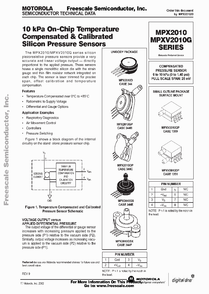 MPXV2010DP_482204.PDF Datasheet