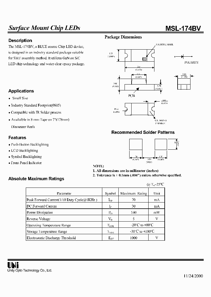 MSL-174BV_457143.PDF Datasheet