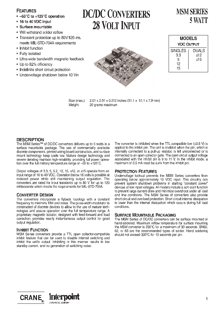 MSM2812D_404558.PDF Datasheet