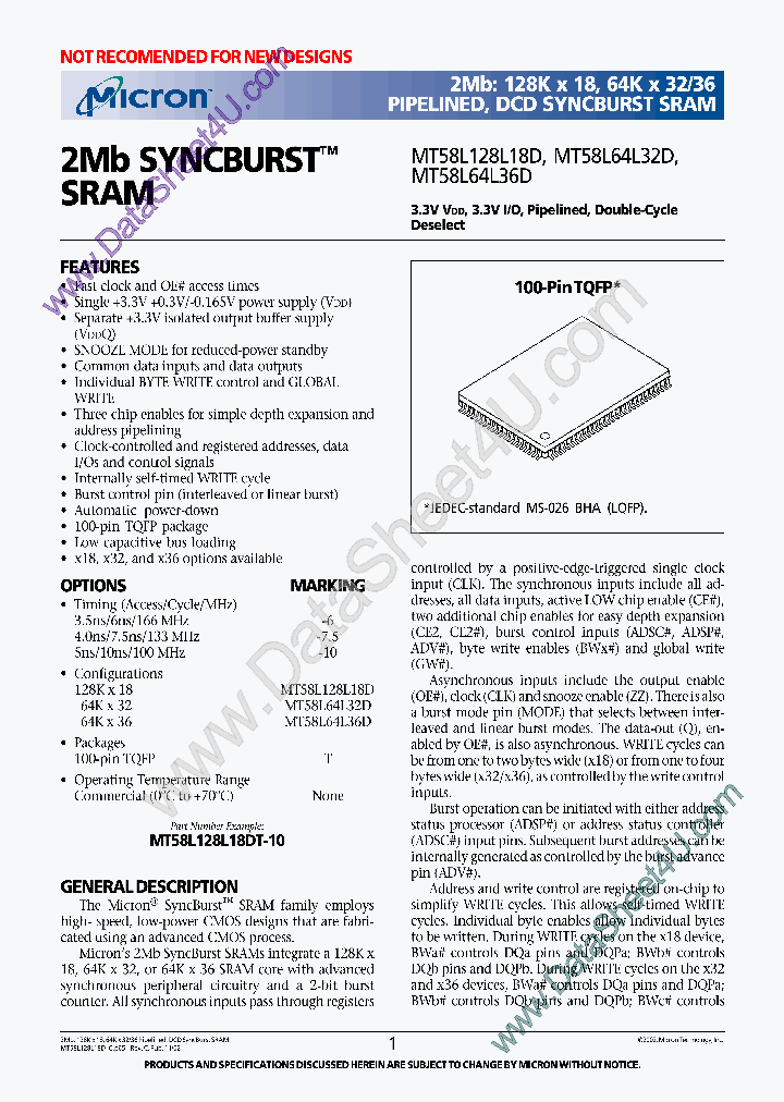 MT58L64L32D_443463.PDF Datasheet