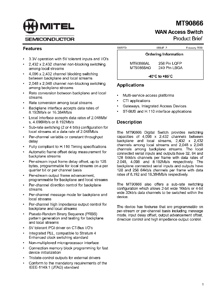 MT90866AG_472588.PDF Datasheet