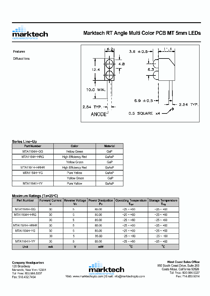 MTA1164H-HRG_417405.PDF Datasheet