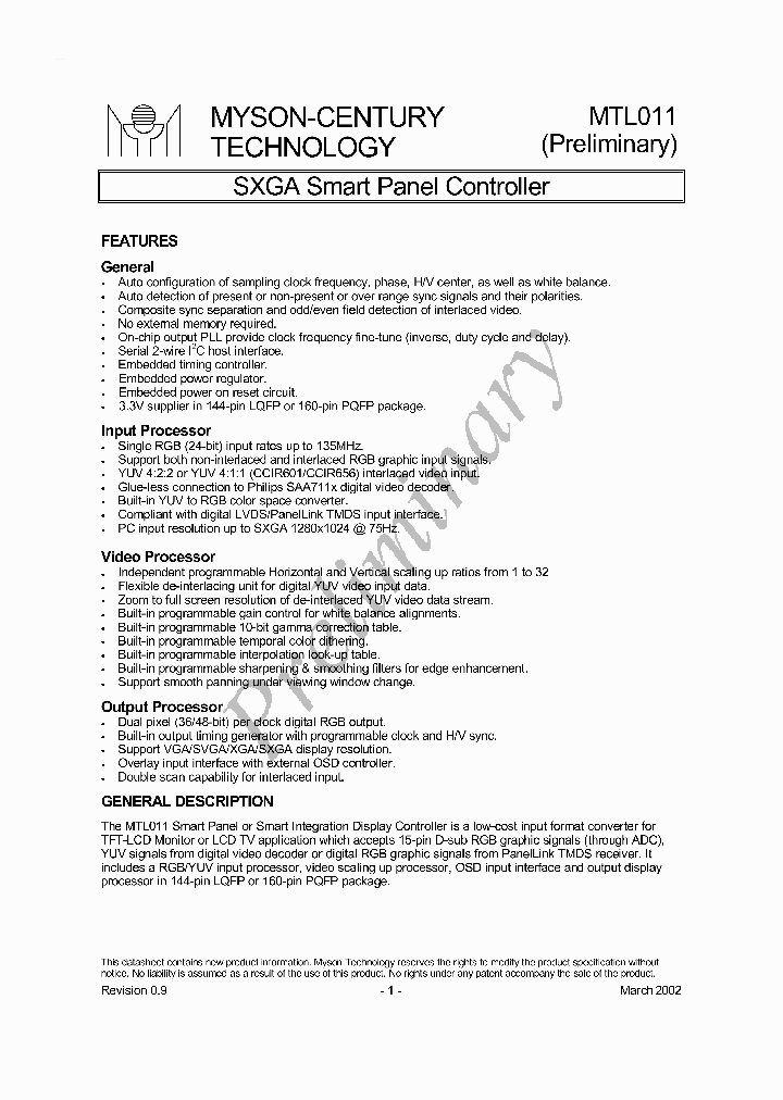 MTL011_447313.PDF Datasheet
