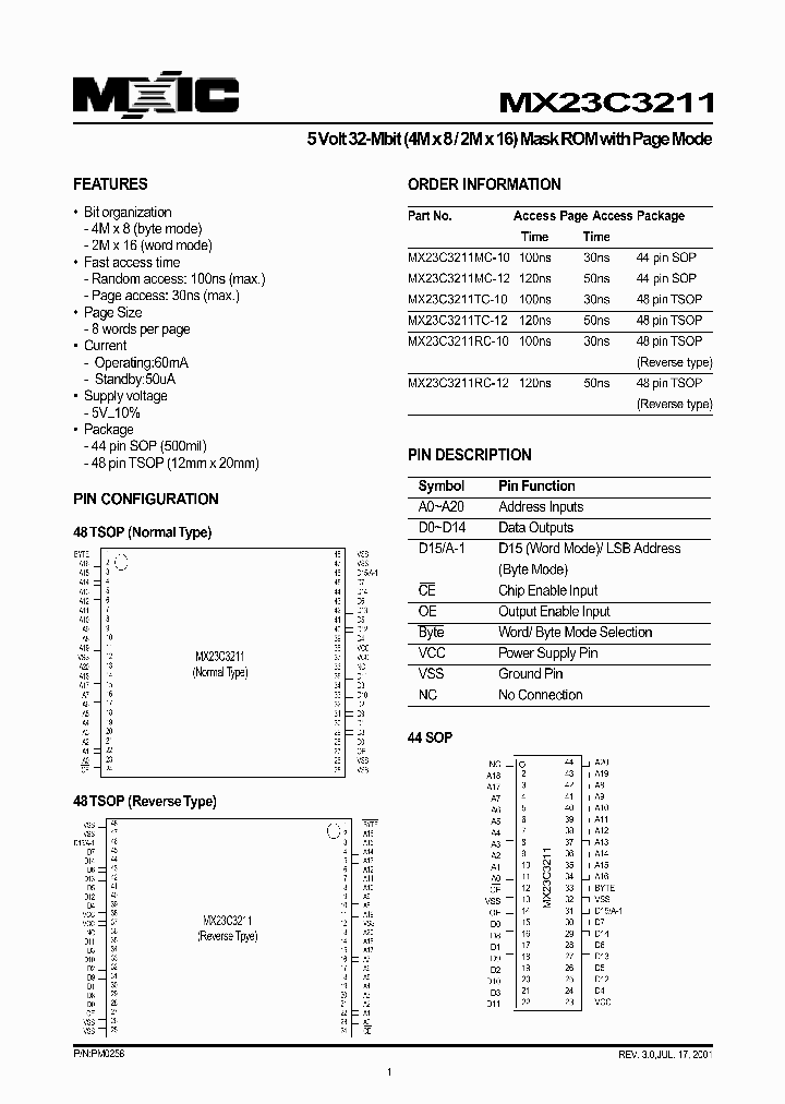 MX23C3211_149962.PDF Datasheet