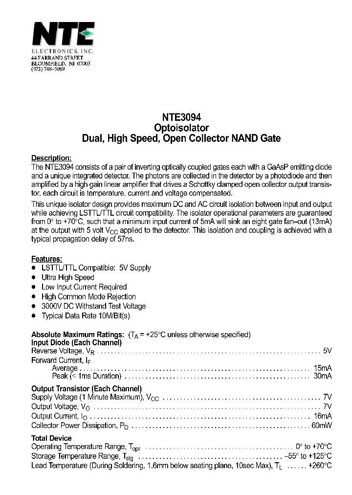 NTE3094_454008.PDF Datasheet