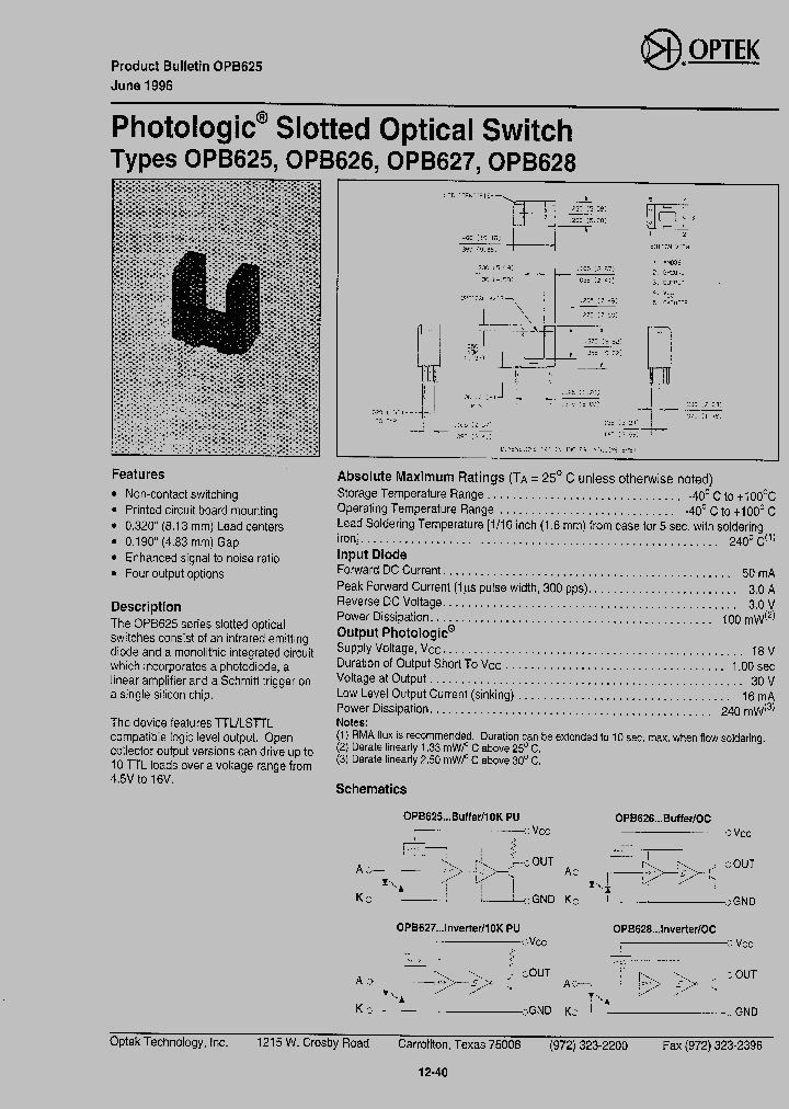 OPB625_444968.PDF Datasheet