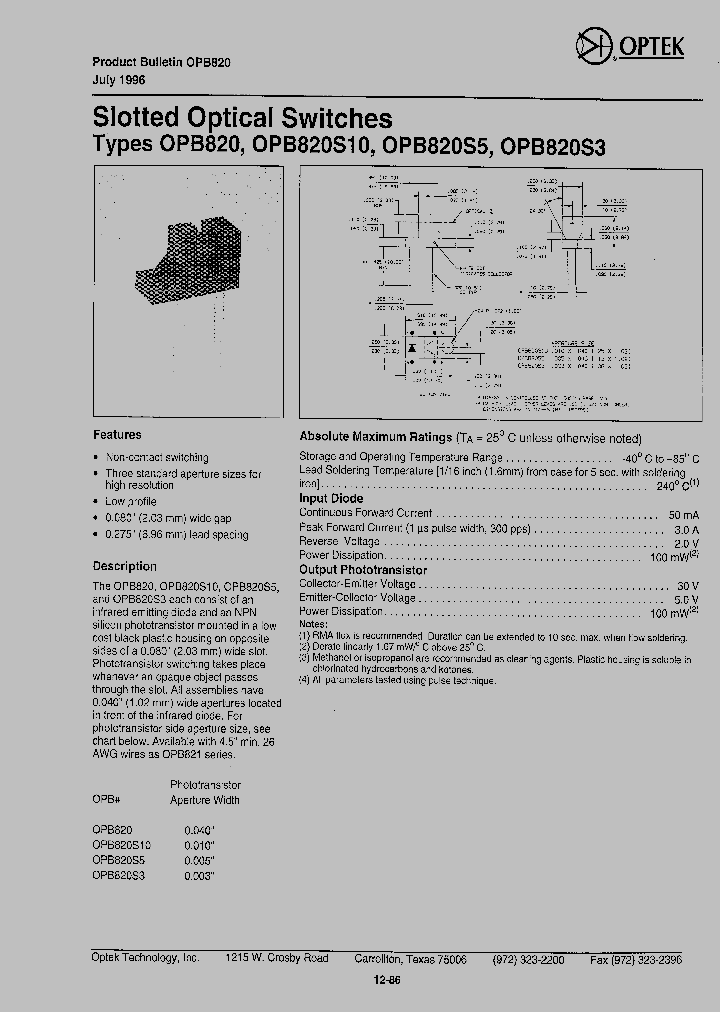 OPB820S5_436064.PDF Datasheet