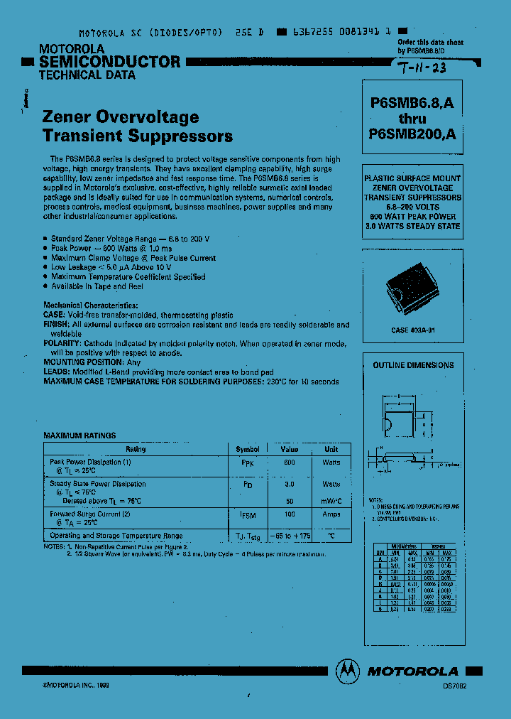 P6SMB43_392909.PDF Datasheet