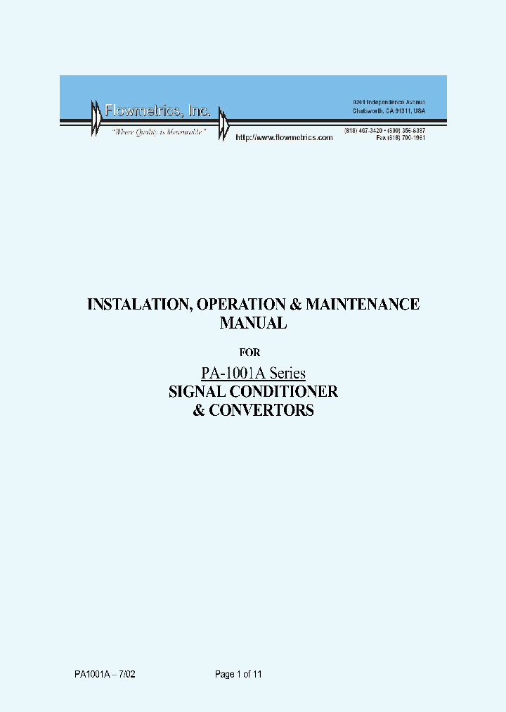 PA-1001A1AP1Y_460200.PDF Datasheet