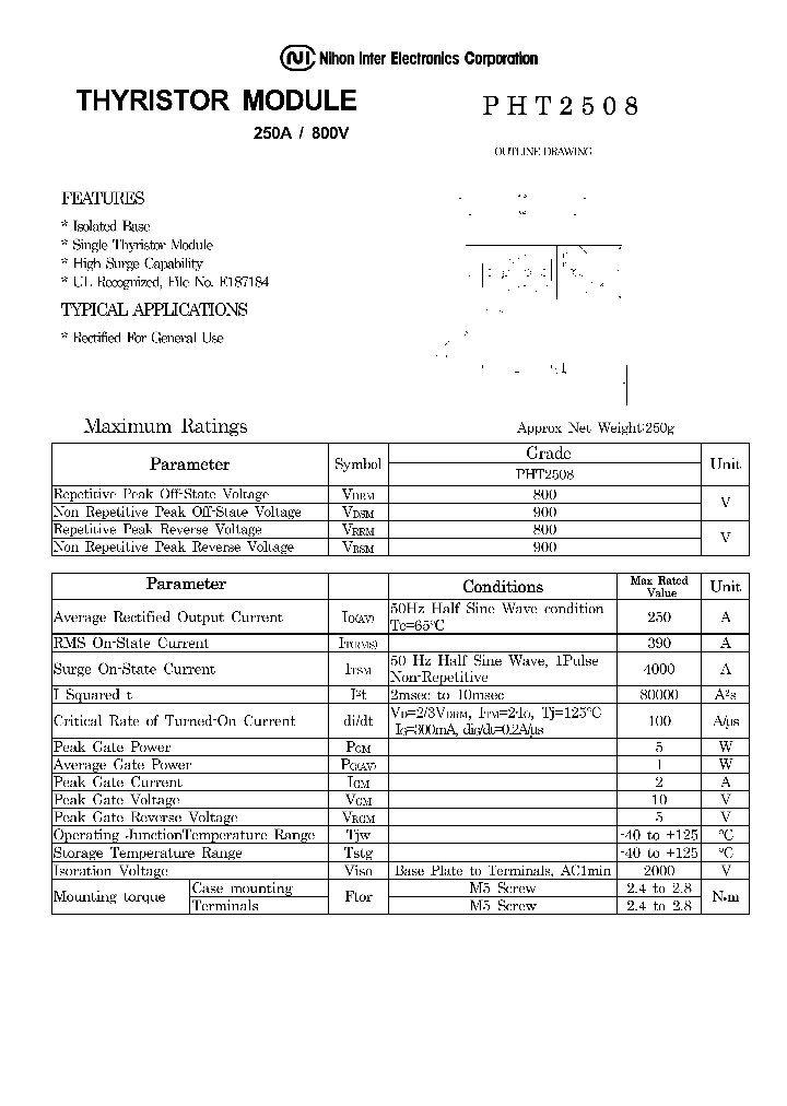 PHT2508_456658.PDF Datasheet