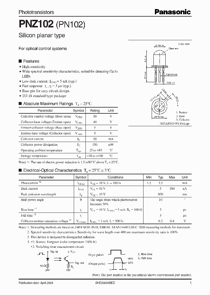 PNZ102_446567.PDF Datasheet