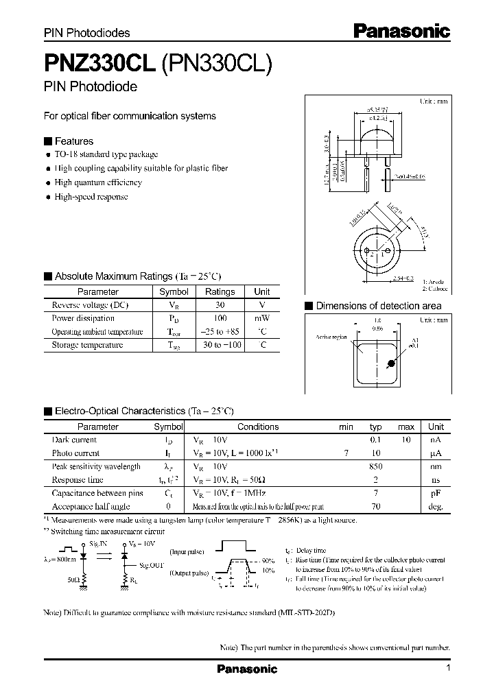 PNZ330CL_449422.PDF Datasheet