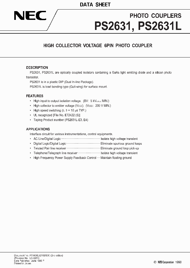 PS2631_445502.PDF Datasheet