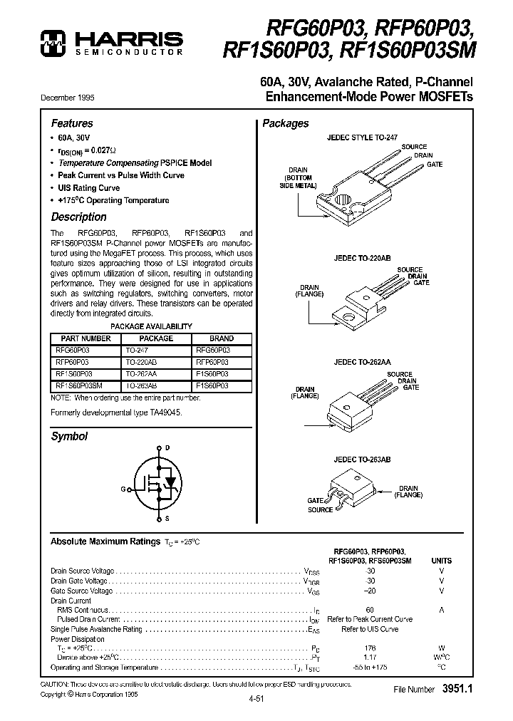 RFG60P03_171227.PDF Datasheet