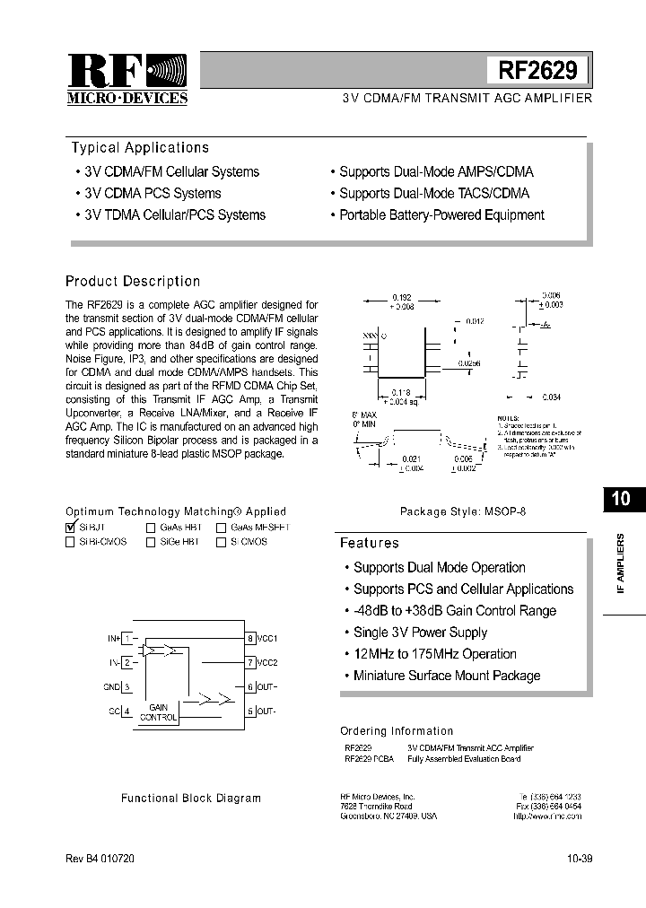 RF2629_447821.PDF Datasheet