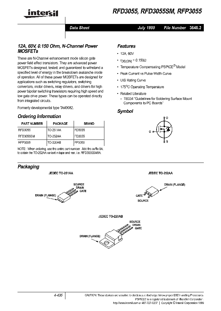 RFD3055_84397.PDF Datasheet