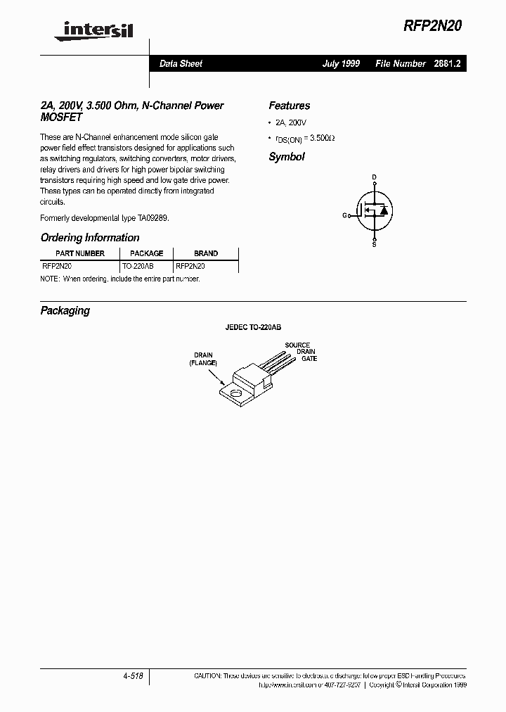 RFP2N20_465597.PDF Datasheet