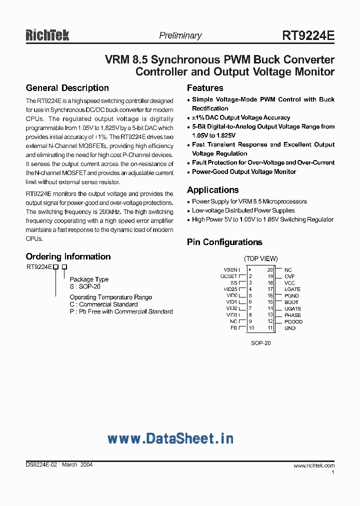 RT9224E_448147.PDF Datasheet