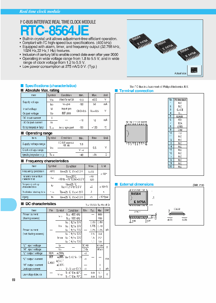 RTC-8564JE_464366.PDF Datasheet