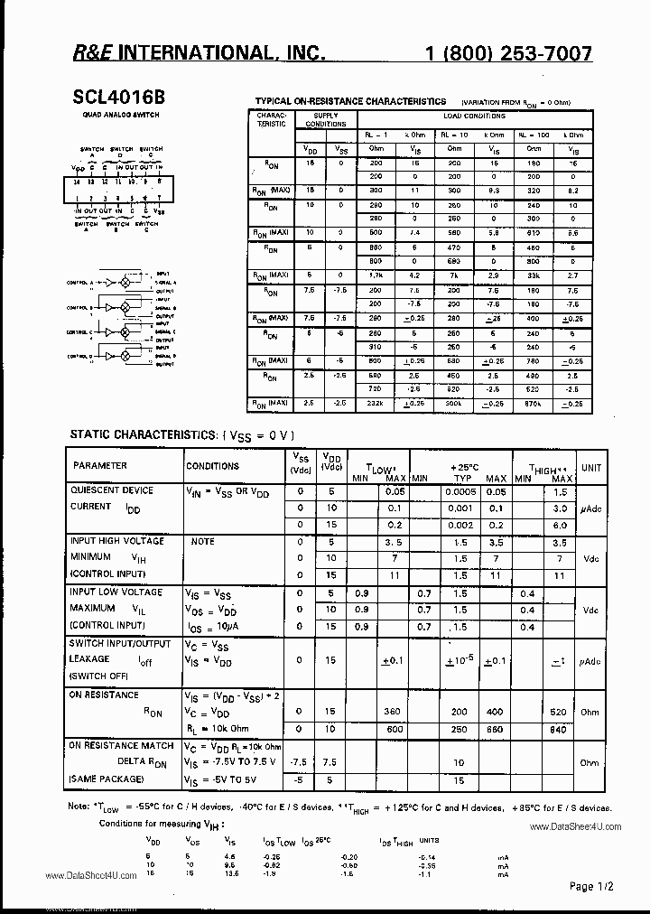 SCL4016B_453529.PDF Datasheet