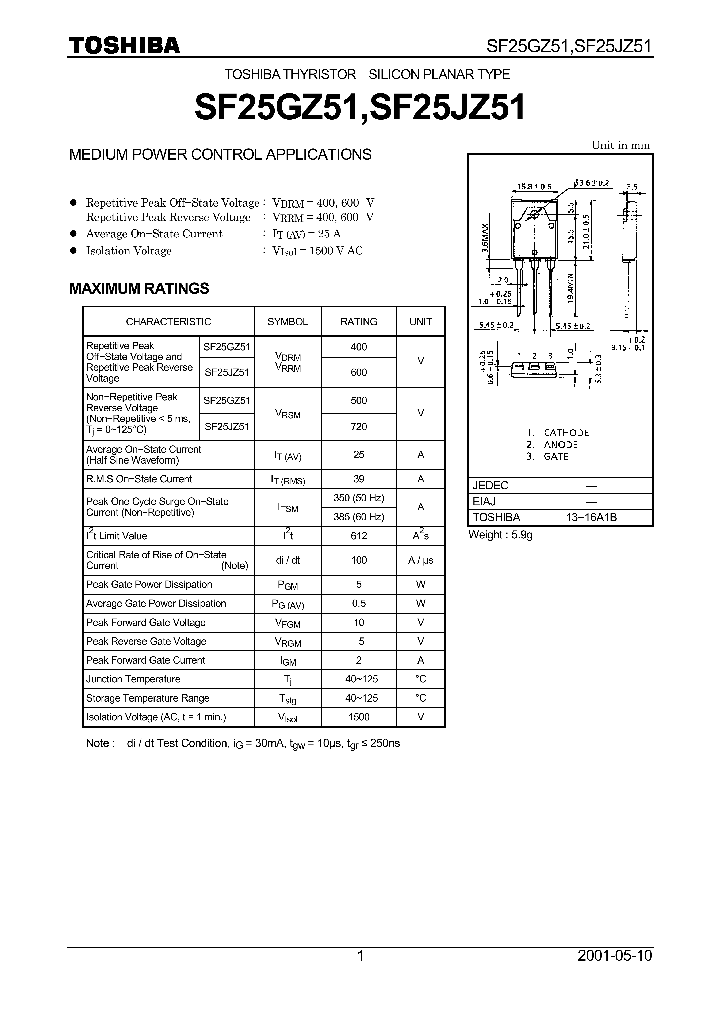 SF25JZ51_435421.PDF Datasheet