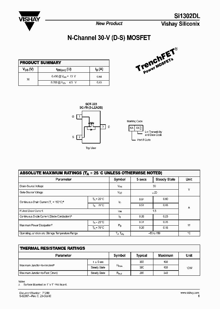 SI1302DL_464789.PDF Datasheet
