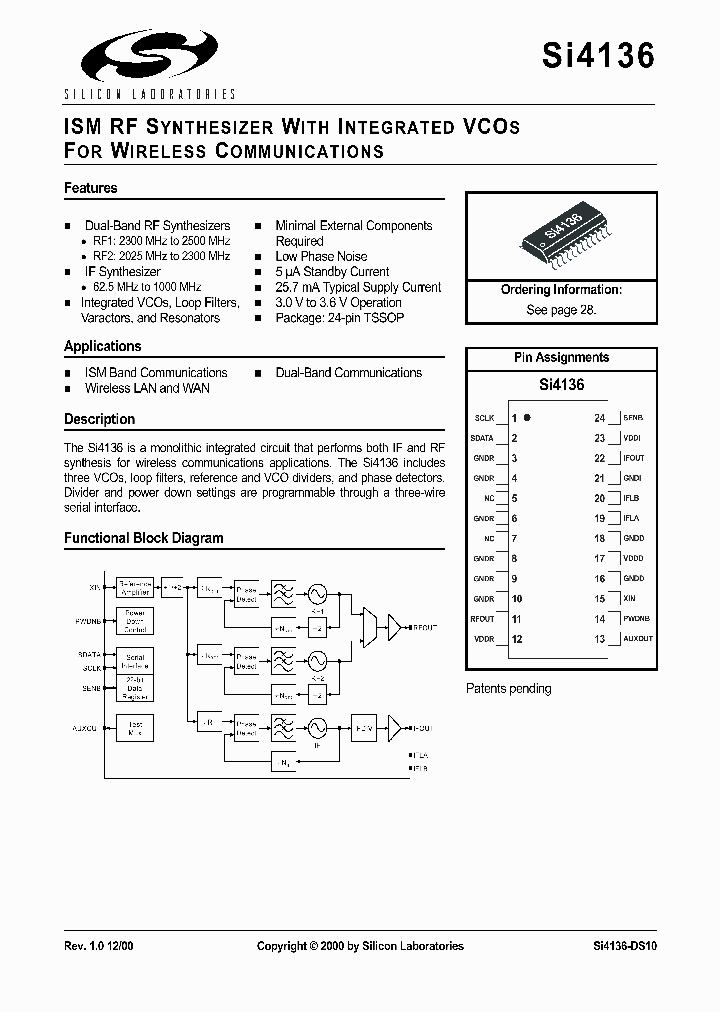 SI4136-BT_463282.PDF Datasheet