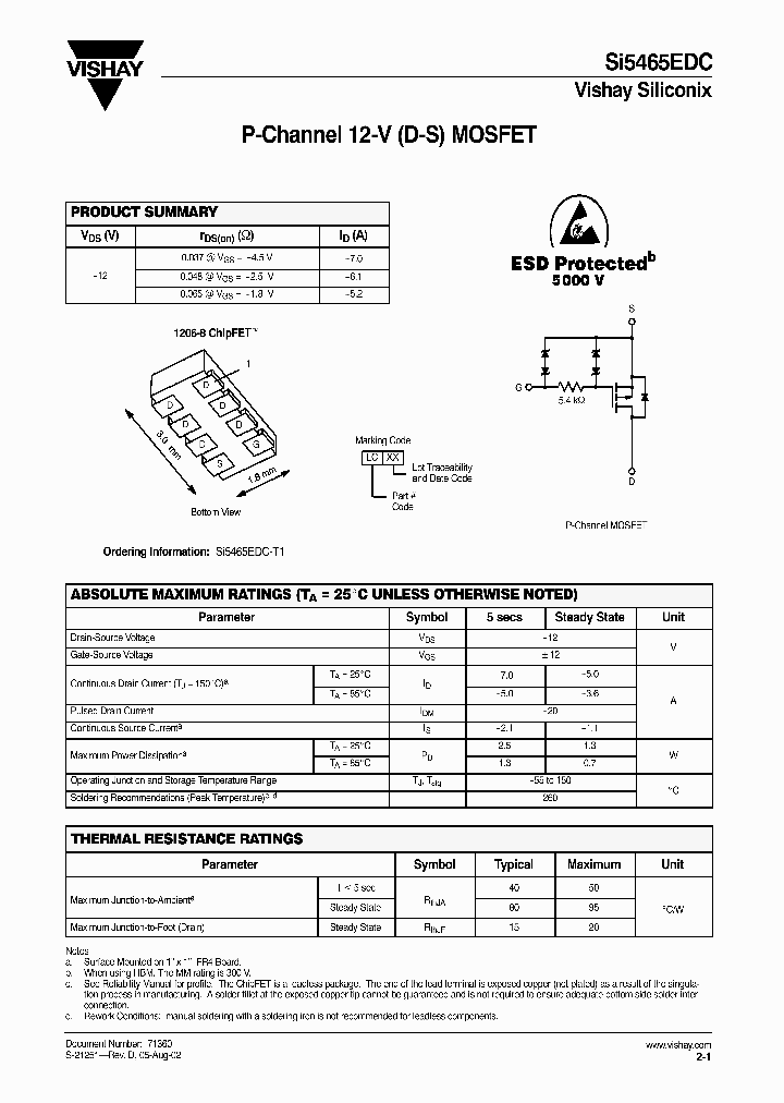 SI5465EDC_450838.PDF Datasheet