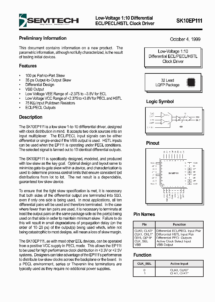 SK10EP111_456425.PDF Datasheet