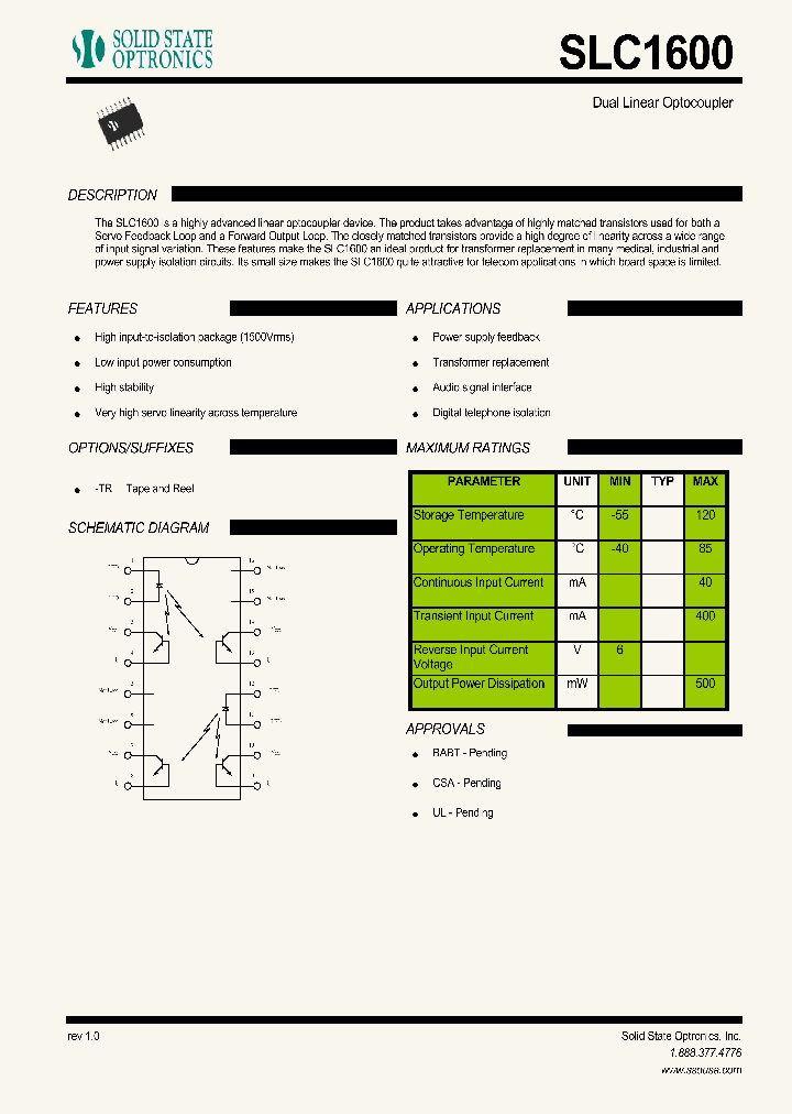 SLC1600_485201.PDF Datasheet