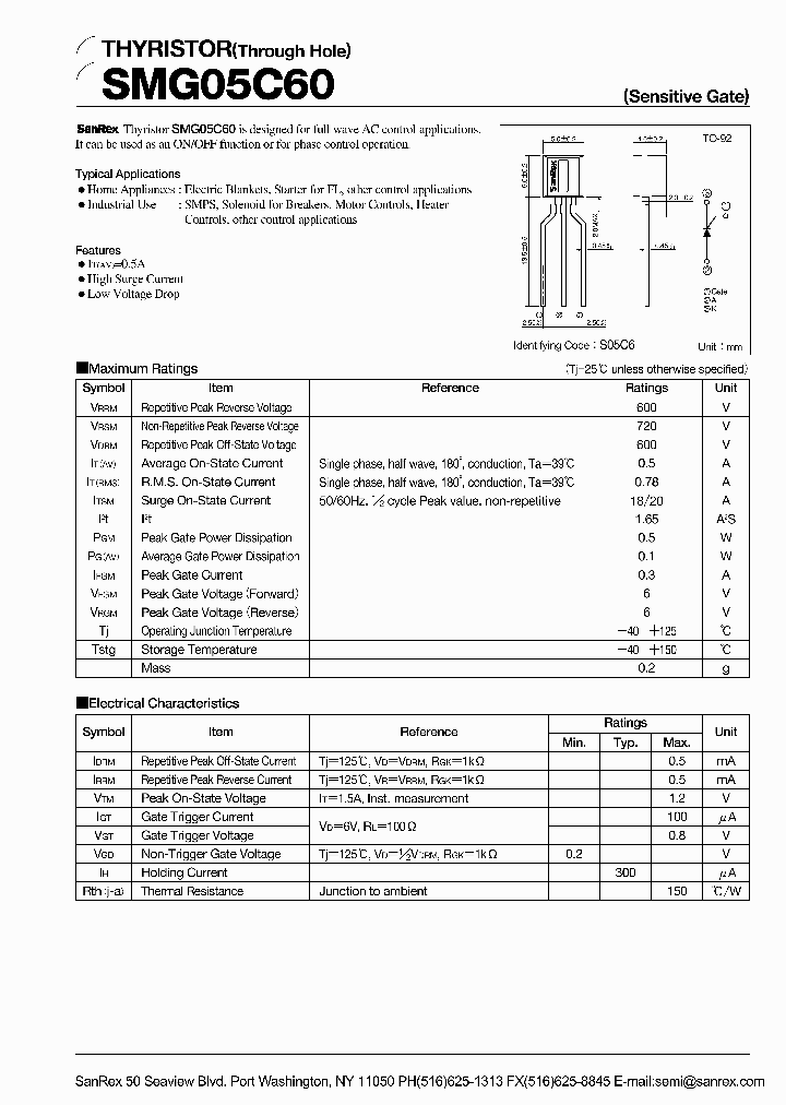 SMG05C60_450069.PDF Datasheet