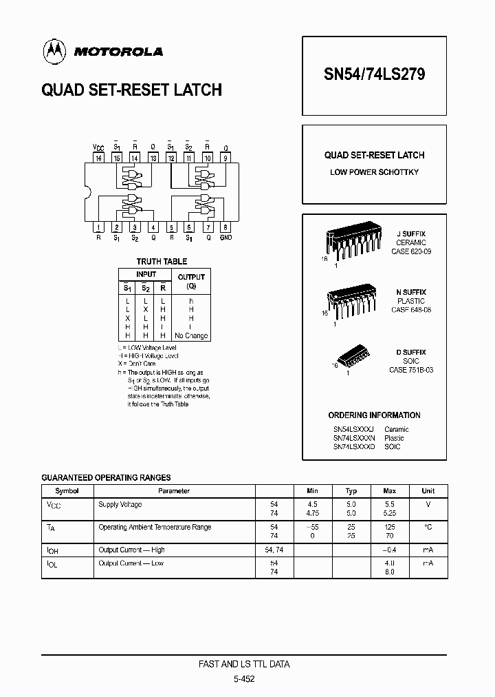 SN54LS279_172353.PDF Datasheet