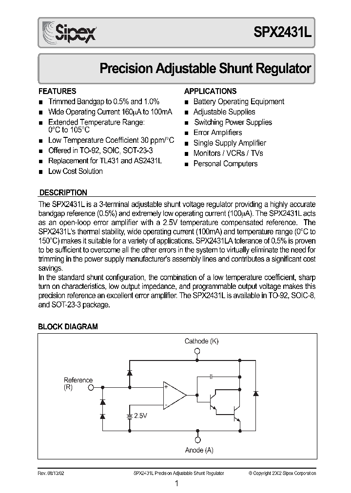 SPX2431L_51311.PDF Datasheet