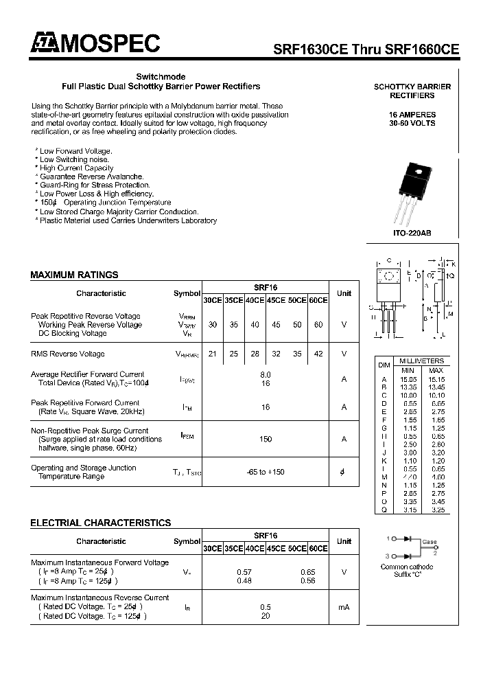 SRF1630CE_440601.PDF Datasheet