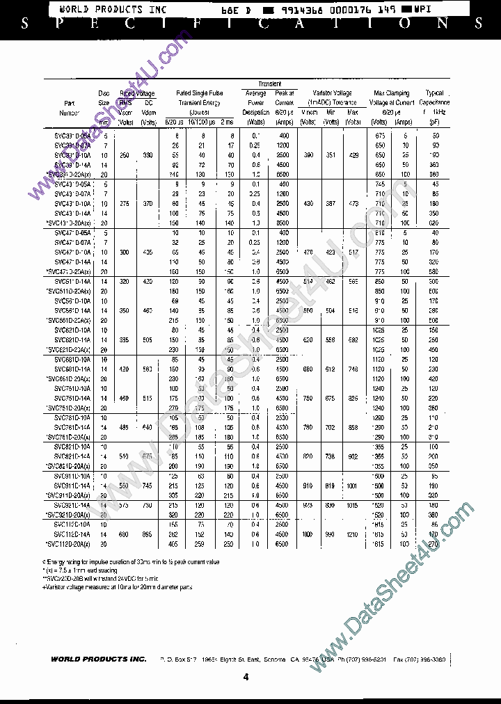 SVC751D-XXX_474479.PDF Datasheet