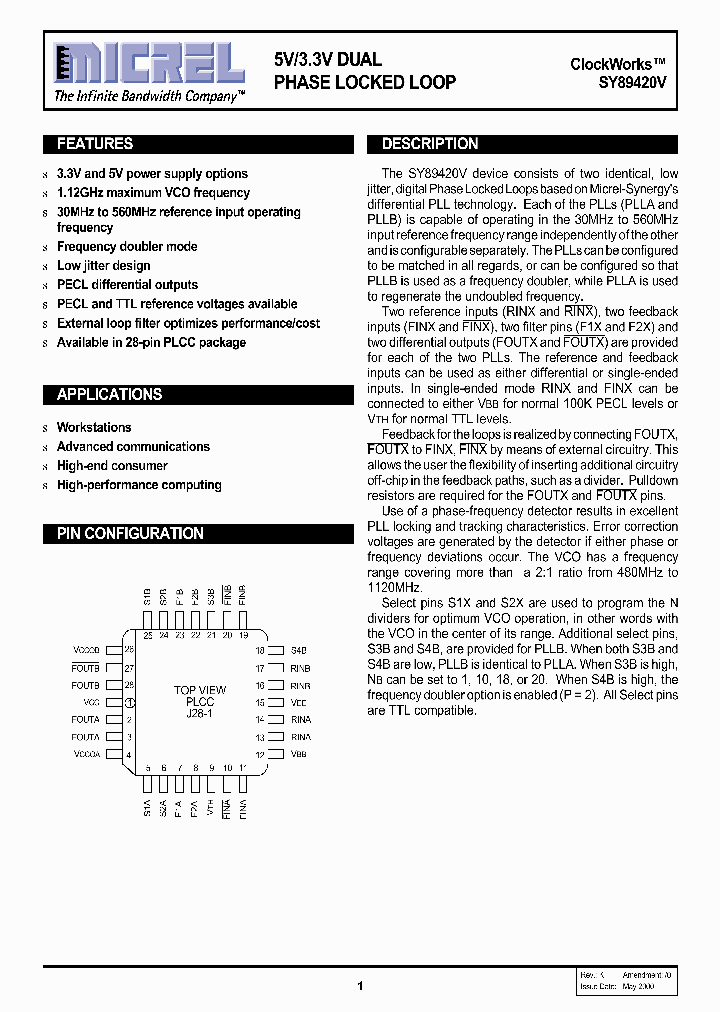 SY89420_74767.PDF Datasheet