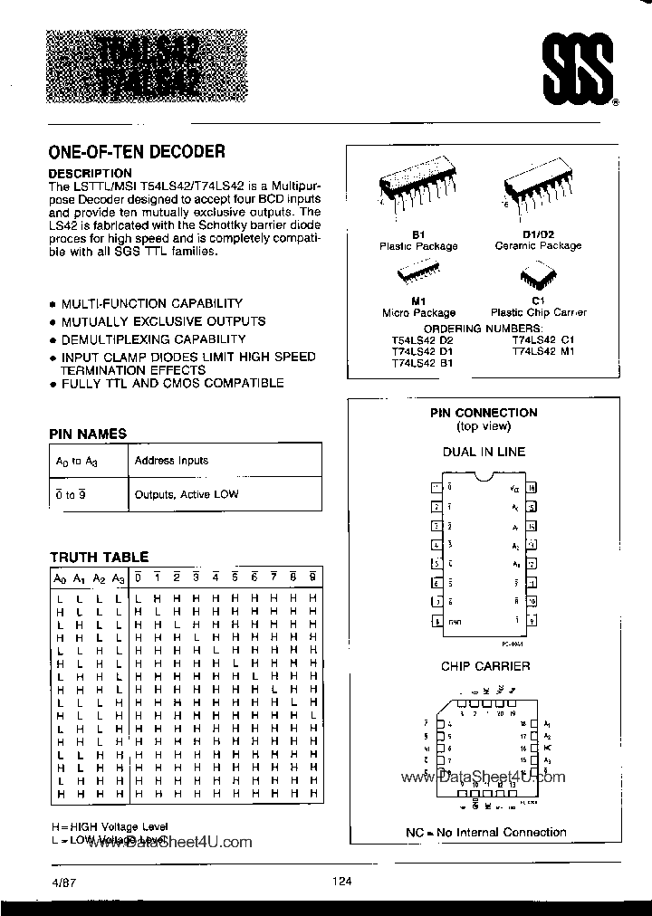 T74LS42_443077.PDF Datasheet