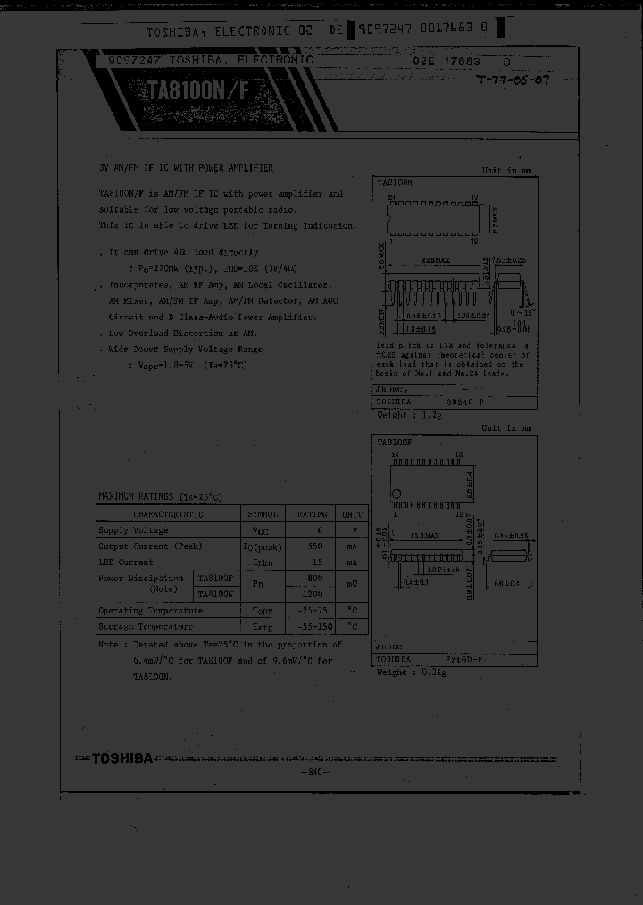 TA8100NF_476463.PDF Datasheet