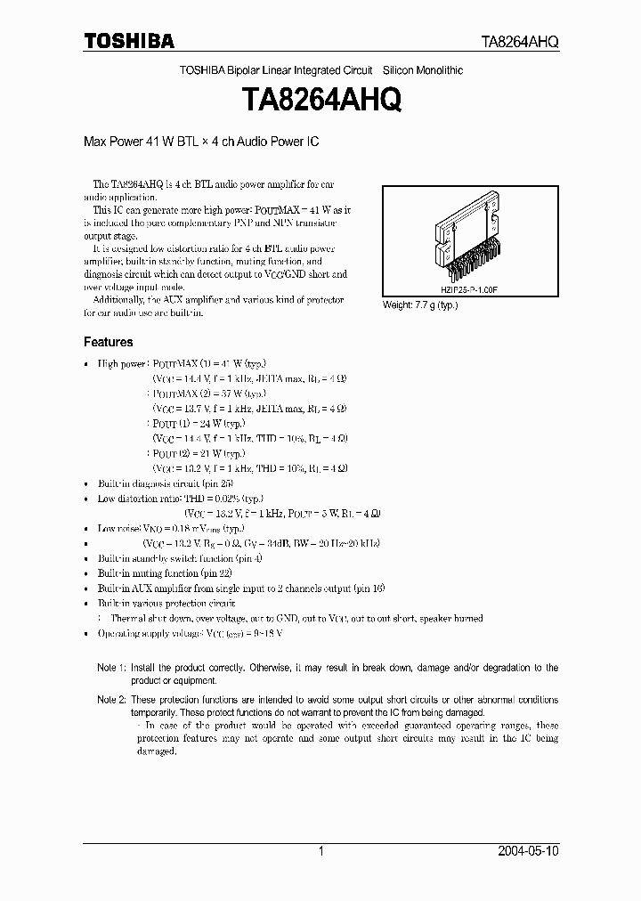 TA8264AHQ_445463.PDF Datasheet
