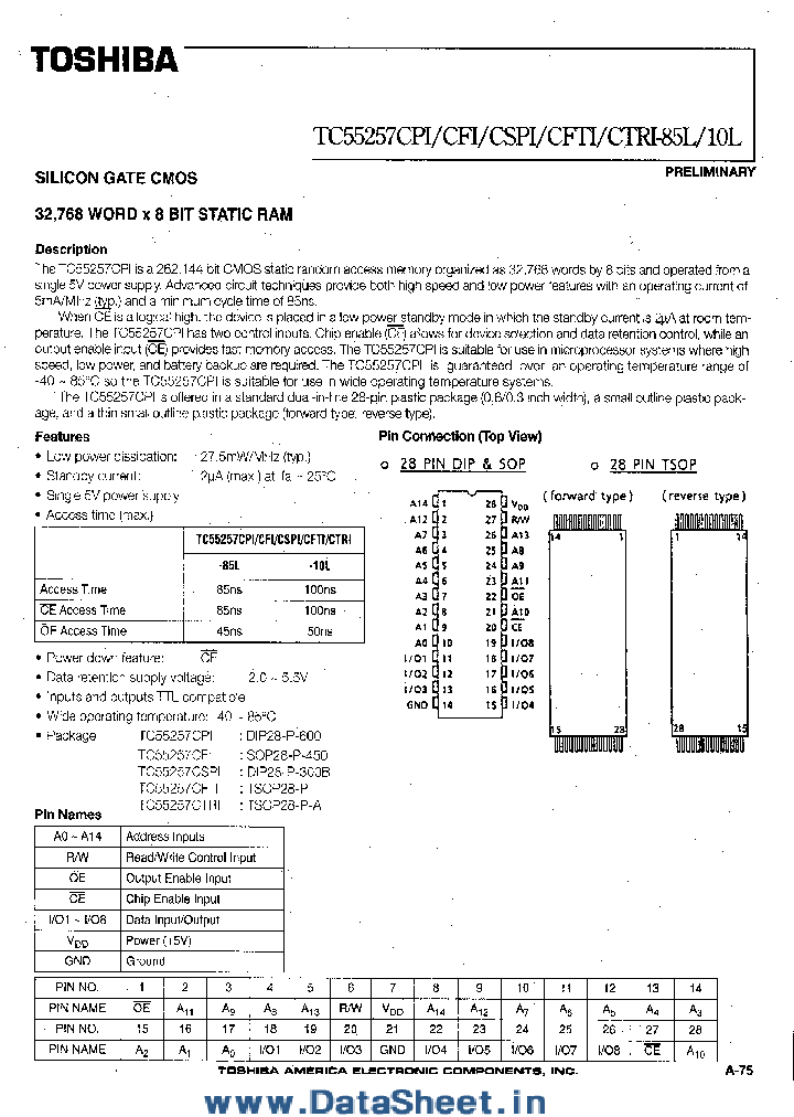 TC55257CFTI_471117.PDF Datasheet