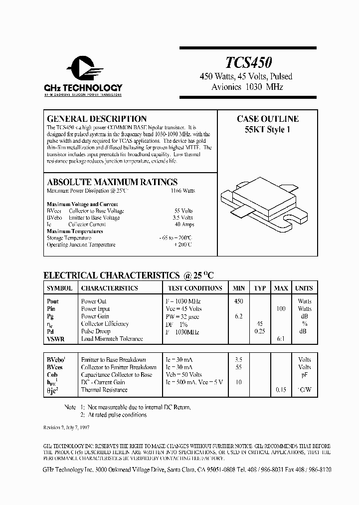 TCS450_443222.PDF Datasheet