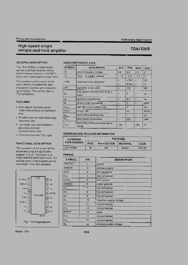 TDA1535B_448595.PDF Datasheet