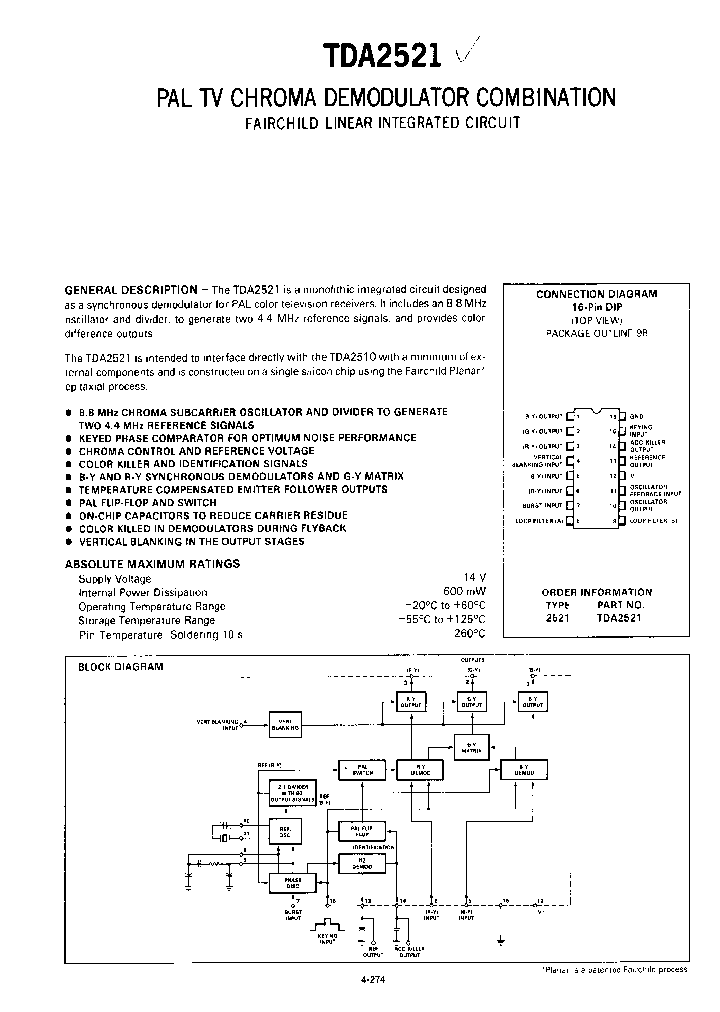 TDA2521_447127.PDF Datasheet